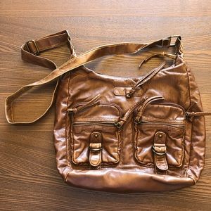 Brown crossbody bag